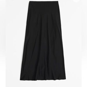 Abercrombie Satin Maxi Skirt